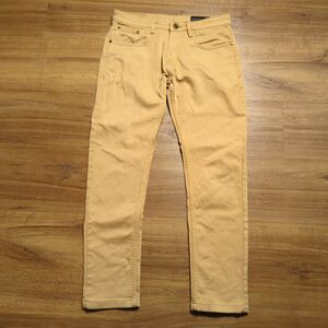 G Star Raw 3301 KBWG 100 Jeans Size 30x27 Orange Straight Fit Casual